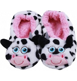 Womens New Warm Flats Soft Sole Women Indoor Floor Slippers Shoes Christmas Cartoon Animal Shape Home Slippers Cow $9.75 Slip...