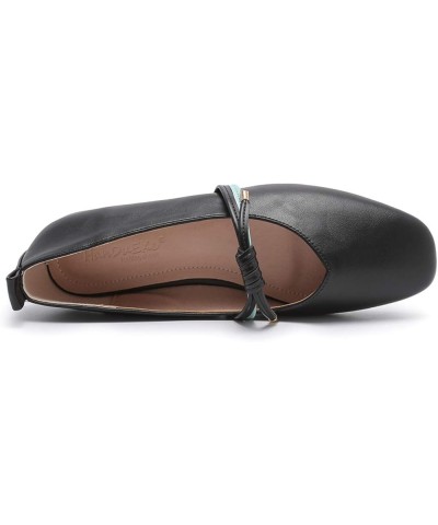 Women Ballerinas, Dolly Shoes Simple and Perfect for Leisure, Office Work, School, Indoor, Outdoor, Walking,Flesh,41 36 Black...