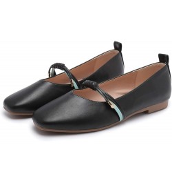 Women Ballerinas, Dolly Shoes Simple and Perfect for Leisure, Office Work, School, Indoor, Outdoor, Walking,Flesh,41 36 Black...