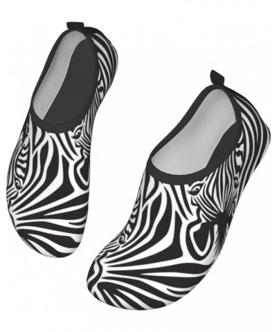 Non-Slip Water Shoes Quick-Dry Aqua Socks Barefoot Shoes for Beach Surf-Stripes Zebras $13.12 Athletic Shoes