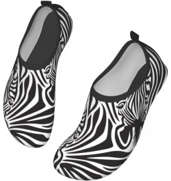 Non-Slip Water Shoes Quick-Dry Aqua Socks Barefoot Shoes for Beach Surf-Stripes Zebras $13.12 Athletic Shoes