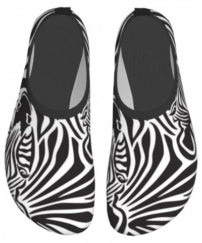 Non-Slip Water Shoes Quick-Dry Aqua Socks Barefoot Shoes for Beach Surf-Stripes Zebras $13.12 Athletic Shoes