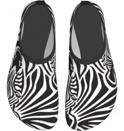 Non-Slip Water Shoes Quick-Dry Aqua Socks Barefoot Shoes for Beach Surf-Stripes Zebras $13.12 Athletic Shoes