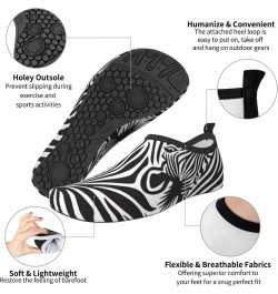 Non-Slip Water Shoes Quick-Dry Aqua Socks Barefoot Shoes for Beach Surf-Stripes Zebras $13.12 Athletic Shoes