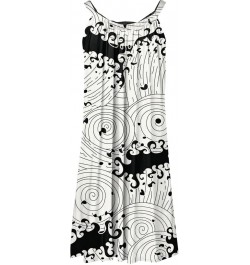 Sundresses for Women Printed Sleeveless Mini Dresses Cute Sling U Neck Beach Dress Elegant Trendy Sundresses 4-light Gray $9....