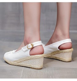 White Platform Boots Wedges Heels For Women Size 12 Platform Sneakers For Women sandals Women Heeled sandals For Women White ...