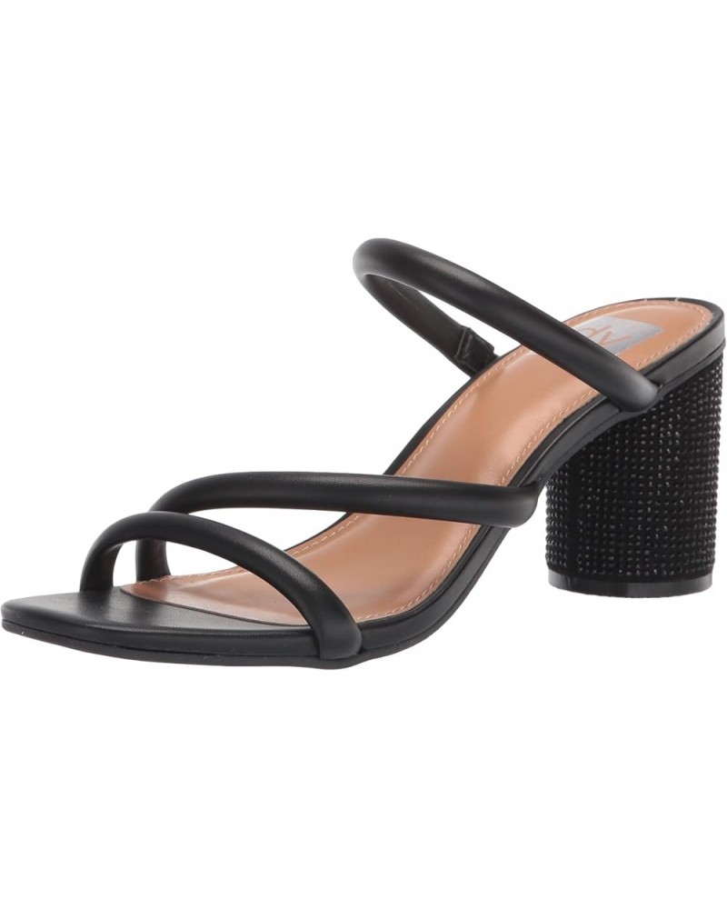 DV Women's Myla Heeled Sandal Black Shimmer $29.27 Sandals