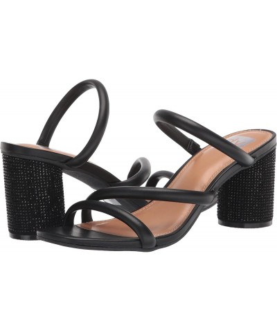 DV Women's Myla Heeled Sandal Black Shimmer $29.27 Sandals