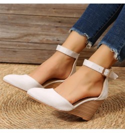 Women's Platform Wedge Sandals Short Thick Round Toe Leather Sandals Fashion Footbed Flats Shoes Double Bowknots Clearance 5-...