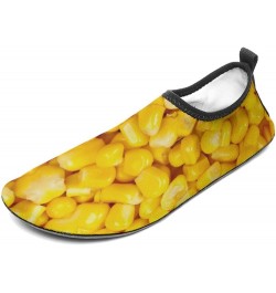 Yellow Corn Kernel Texture Men's Soft Water Shoes Beach Pool Yoga Socks Swim Shoes Sport for Women 7/8women,5/6men $14.88 Ath...