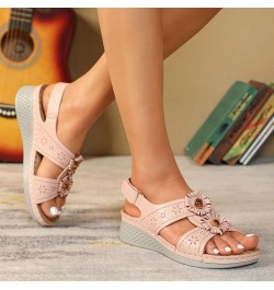 Summer Sandals for Women 2024,Women's Arch Support Sandals Ankle Strap Open Toe Slides Casual Orthopedic Sandals Pink $19.54 ...