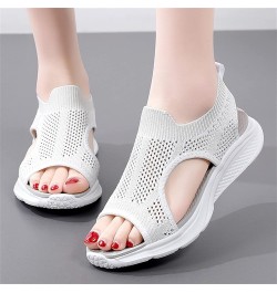 Saltwater Sandals Women Shoes Sports Sandals Soft Sole Outerwear Fashion Casual Roman Fairy Platform Sandals (Beige, 7) 9 Bei...