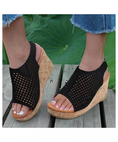 rose gold sandals for women flat sandals for women white chunky heels clear shoes for women women heels Z-04 Black $15.90 San...