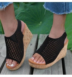 rose gold sandals for women flat sandals for women white chunky heels clear shoes for women women heels Z-04 Black $15.90 San...