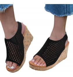 rose gold sandals for women flat sandals for women white chunky heels clear shoes for women women heels Z-04 Black $15.90 San...