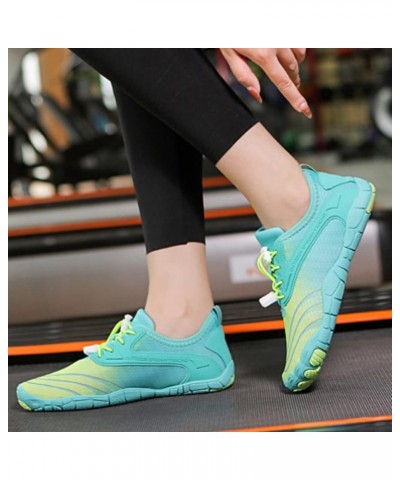 Slip on Walking Shoes Women Women's Water Shoes Barefoot Socks for Beach Swim Yoga Outdoor Sports 7.5 Green $19.28 Outdoor Shoes