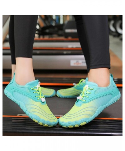 Slip on Walking Shoes Women Women's Water Shoes Barefoot Socks for Beach Swim Yoga Outdoor Sports 7.5 Green $19.28 Outdoor Shoes