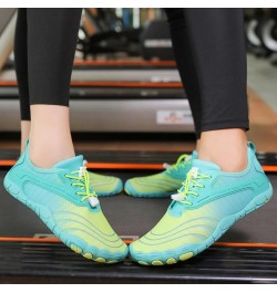 Slip on Walking Shoes Women Women's Water Shoes Barefoot Socks for Beach Swim Yoga Outdoor Sports 7.5 Green $19.28 Outdoor Shoes