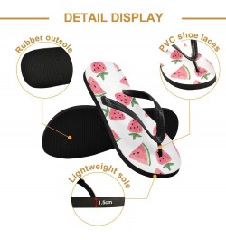 Watermelon Strawberry Flip Flop Sandal Men's and Women's Summer Sandal | Beach & Water Shoes(37) $11.04 Sandals