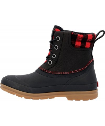 Women's Odlw6pld Originals Leather Duck Lace 6 Black/Buffalo Plaid $38.88 Outdoor Shoes