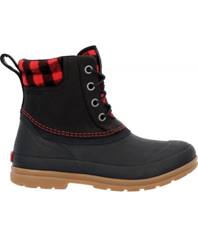 Women's Odlw6pld Originals Leather Duck Lace 6 Black/Buffalo Plaid $38.88 Outdoor Shoes