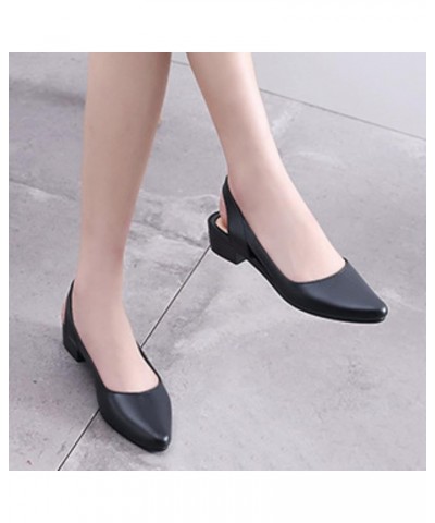 Platform Boots Sleep Wedges For Adults Legs Black Platform Loafers Women Sandals Black Heeled Sandals For Wom Black-3 $12.53 ...