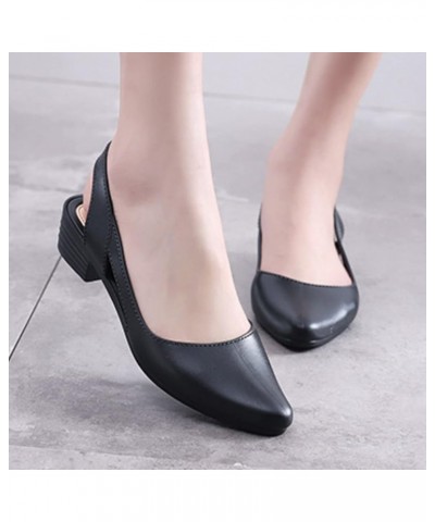 Platform Boots Sleep Wedges For Adults Legs Black Platform Loafers Women Sandals Black Heeled Sandals For Wom Black-3 $12.53 ...