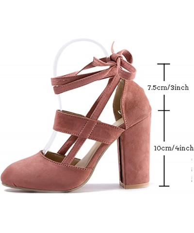 Heeled sandals For Women Beachy sandals For Women Black Platform Heels For Women Platform Beach sandals Women Low Heel 2-pink...