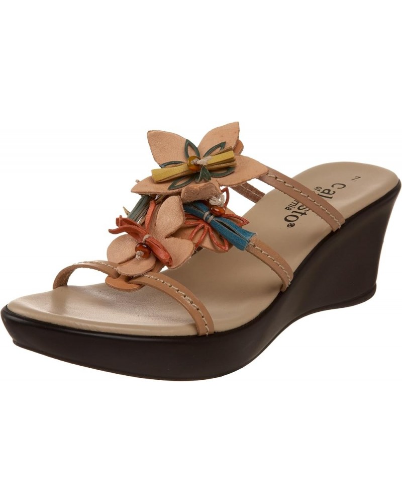 Women's Tropical Wedge Sandal Natural $28.13 Sandals