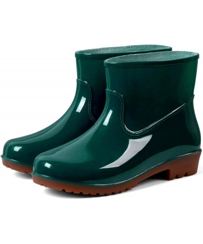 Womens Rain Boots Size 9, Women's Mid Calf Rain Boots Waterproof Lightweight Garden Shoes Green $14.75 Boots