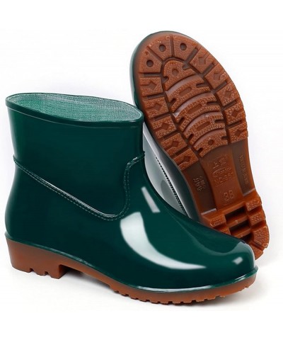 Womens Rain Boots Size 9, Women's Mid Calf Rain Boots Waterproof Lightweight Garden Shoes Green $14.75 Boots