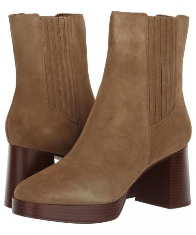 Womens Eds Ankle Boot Brown Suede $48.51 Boots