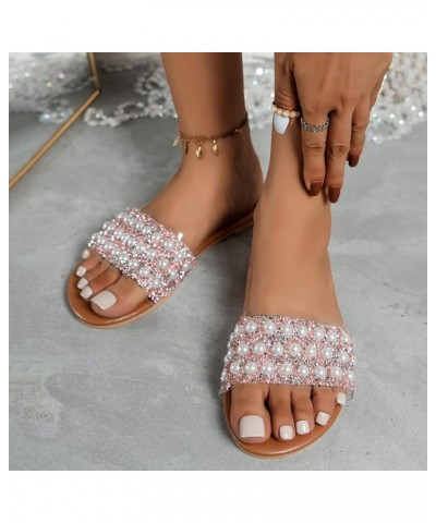 flat sandal strappy sandals for women ankle strap flats strap sandals for women Flat Sandals for Women ankle strap Z 04-pink ...