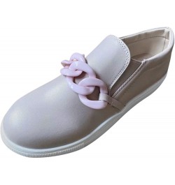 Women Ladies Solid Fashion Bowknot Casual Loafers Roman Cloth Shoes Z 01-beige $20.87 Fashion Sneakers