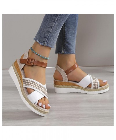 Women Sport Sandals Women Flats Socks Sandals For Women Espadrille Sandals Womens Sport Sandals Flat Dress Sandals For White ...