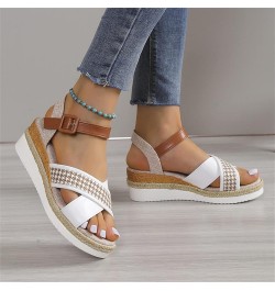 Women Sport Sandals Women Flats Socks Sandals For Women Espadrille Sandals Womens Sport Sandals Flat Dress Sandals For White ...