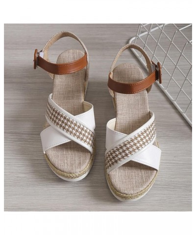 Women Sport Sandals Women Flats Socks Sandals For Women Espadrille Sandals Womens Sport Sandals Flat Dress Sandals For White ...