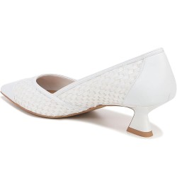 women's Darcy Pointed Toe Kitten Heel Pumps White Woven $33.88 Pumps