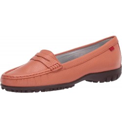 Women's Leather Made in Brazil Lightweight Union Golf Performance Shoe Salmon Tumbled Grainy $32.53 Athletic Shoes