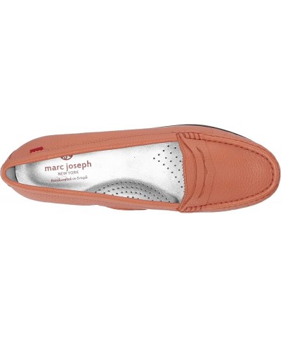 Women's Leather Made in Brazil Lightweight Union Golf Performance Shoe Salmon Tumbled Grainy $32.53 Athletic Shoes