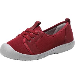 Women Casual Shoes Fashionable Simple and Solid Color All Seasons New Pattern Comfortable Thick Soled Shoe Combo Red $15.17 F...