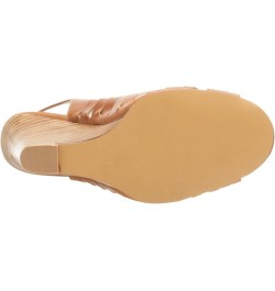 Women's Luvy Peep Toe Wedge Tan $23.93 Pumps