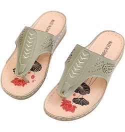 Orthopedic Sandals for Women With Arch Support Summer Dressy Anti Slip Wedge Platform Flip Flops Casual Wide Fitting Orthoped...