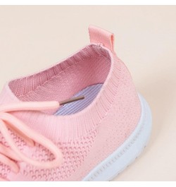 Womens Walking Sneakers Woven Shoes Running and Casual Sports Spring Shoes Flying Shoes Breathable Women Summer 6.5-7 Pink $2...