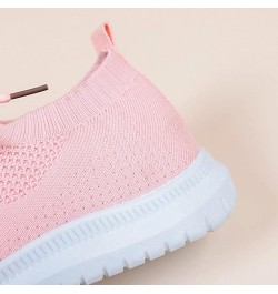 Womens Walking Sneakers Woven Shoes Running and Casual Sports Spring Shoes Flying Shoes Breathable Women Summer 6.5-7 Pink $2...