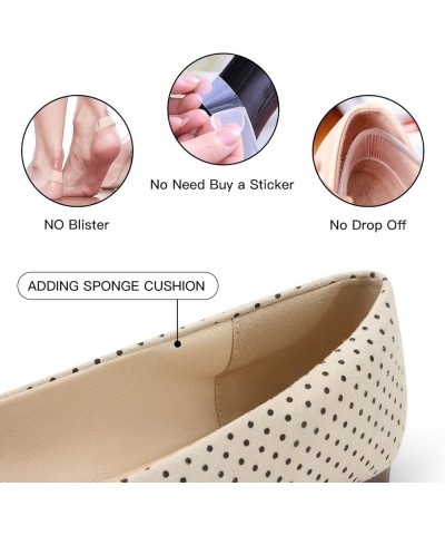 Flat Shoes Women Comfortable Slip on Women's Flats Beige Polka Dots $19.74 Flats