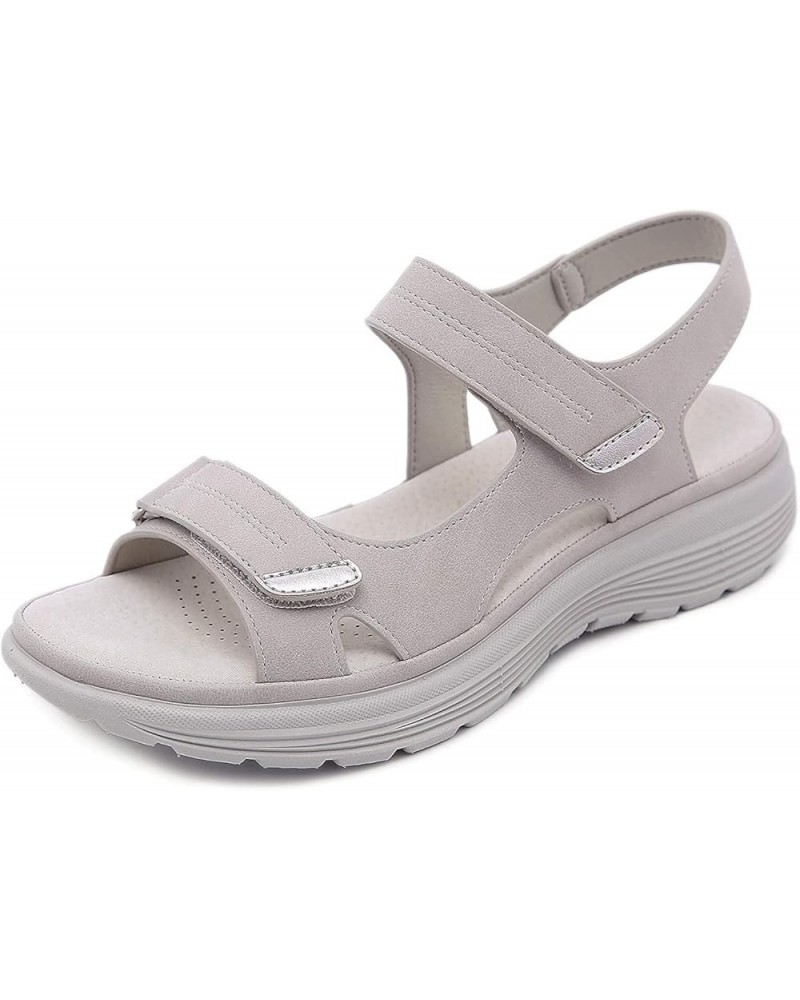 Women's Sandals with Arch Support Sandals Womens Wedge Ultra-Soft Comfy Peep Toe Sports Sandal Ladies Elegant Summer Platform...