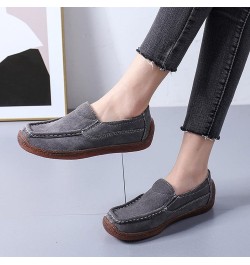 Slip Shoes Round Flat Women Comfortable On Breathable Color Solid Casual Single Toe Women's Casual Shoes Casual Womens Shoes ...