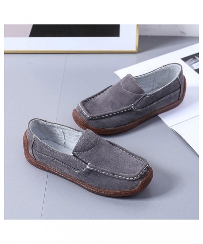 Slip Shoes Round Flat Women Comfortable On Breathable Color Solid Casual Single Toe Women's Casual Shoes Casual Womens Shoes ...