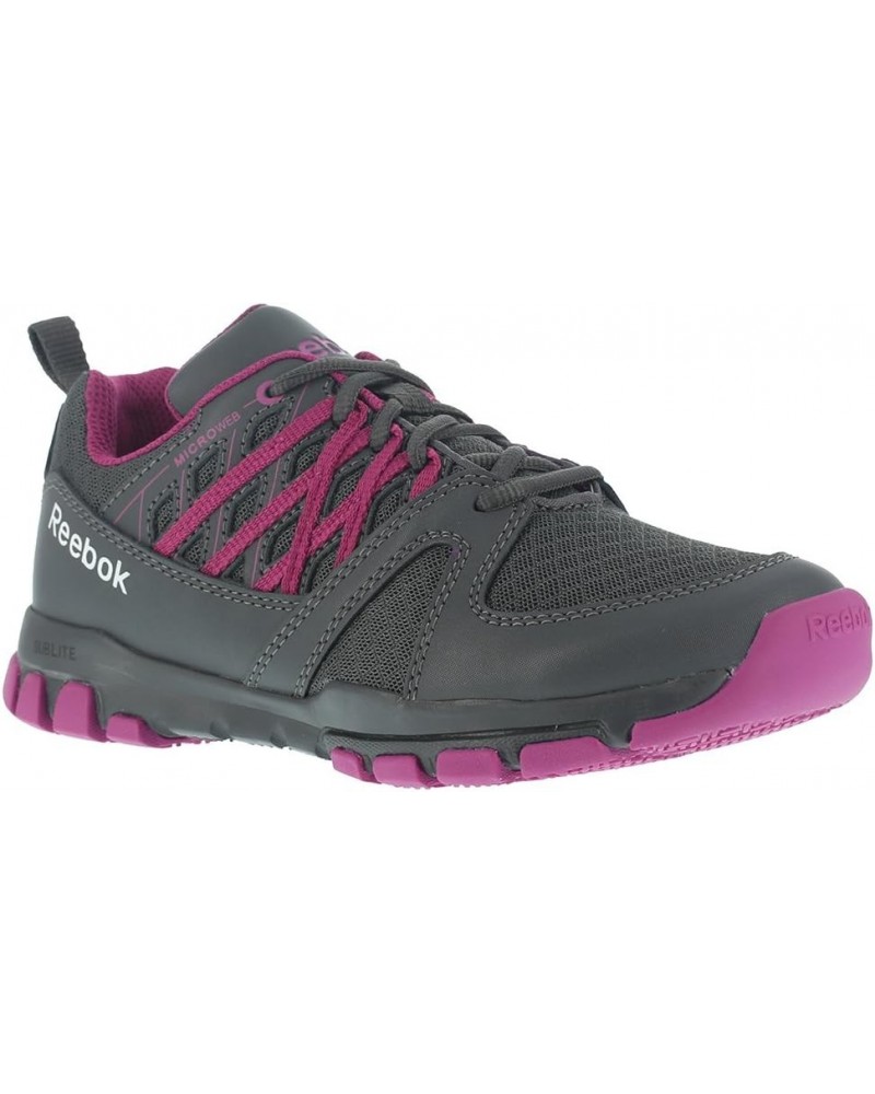 Work Women's Sublite Work RB408 Work Boot, grey - fuchsia, $46.10 Work & Safety Shoes